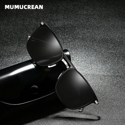 Lunettes de soleil carrées pour hommes